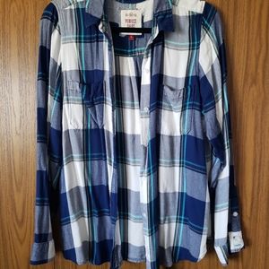(3/$10) Plaid Button Up Shirt